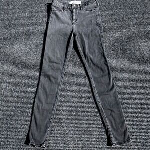 Hollister Jean Legging‎ High Rise Gray Wash Denim Jeans W25 L29